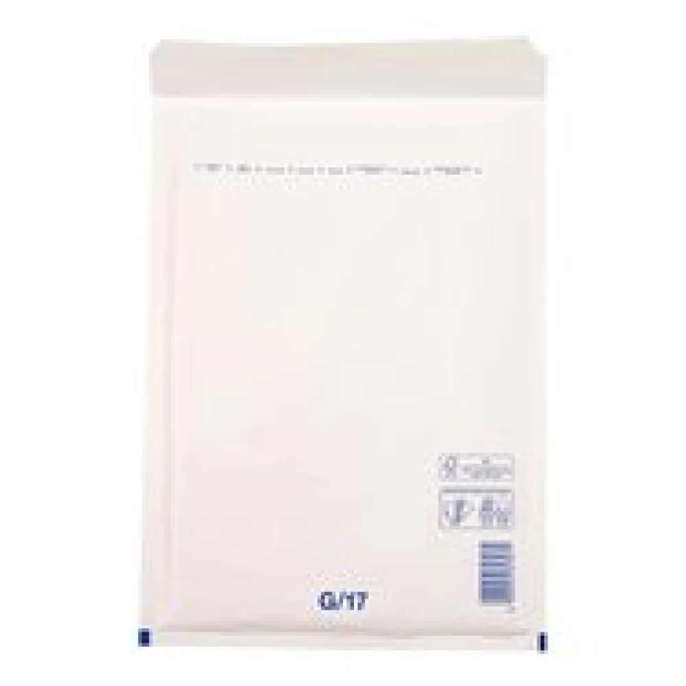 BUDGET Luftpolstertaschen 7/G-17, 230x340mm, passend für A4, weiß, 100 Stk.