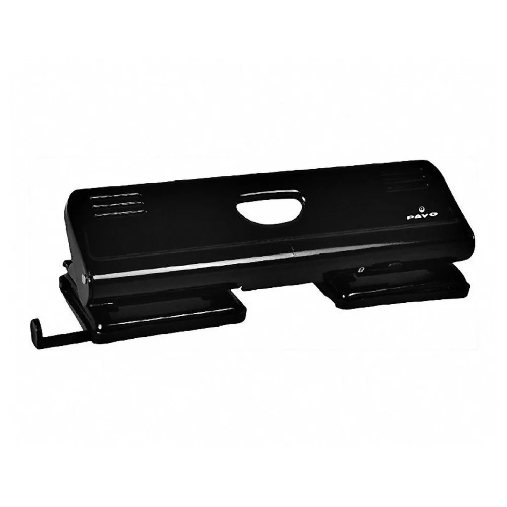 PAVO 4fach-Locher bis 22 Blatt, Doppel-Locher ENDURE aus Metall in Schwarz, – Bild 2