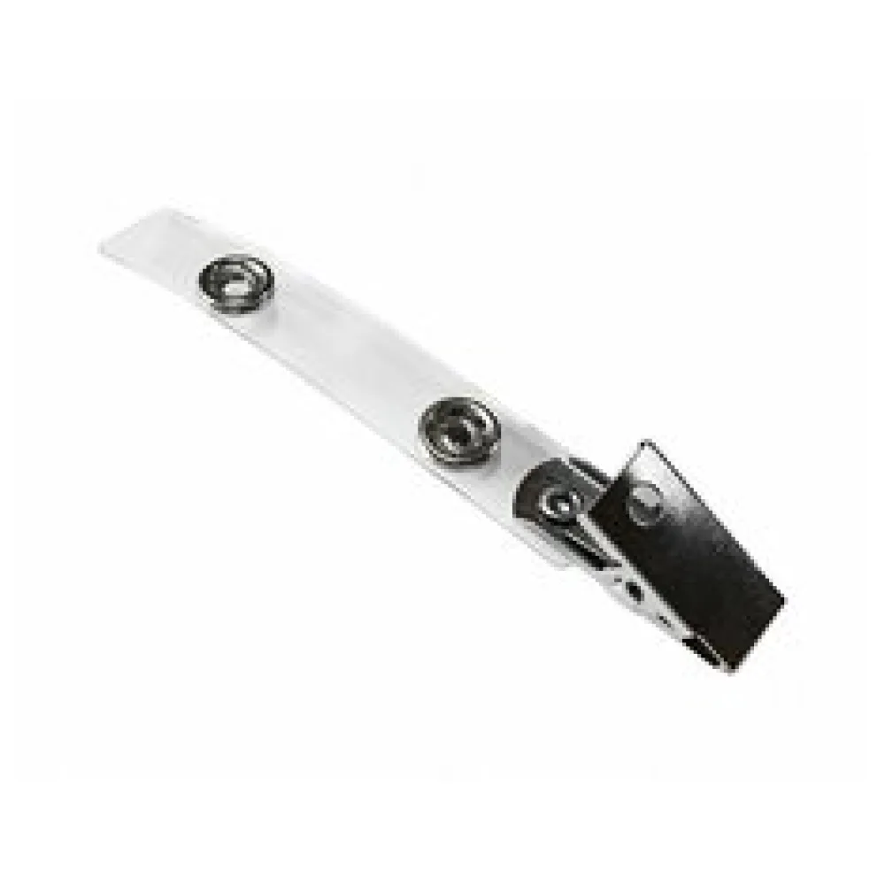 Ausweisclip, Befestigungsclip, Kartenclip, Clip aus Metall, 25 Stk.