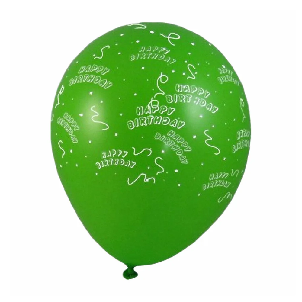 Luftballons 'Happy Birthday' O 300 mm, Größe 'L', 100 Stk. – Bild 2
