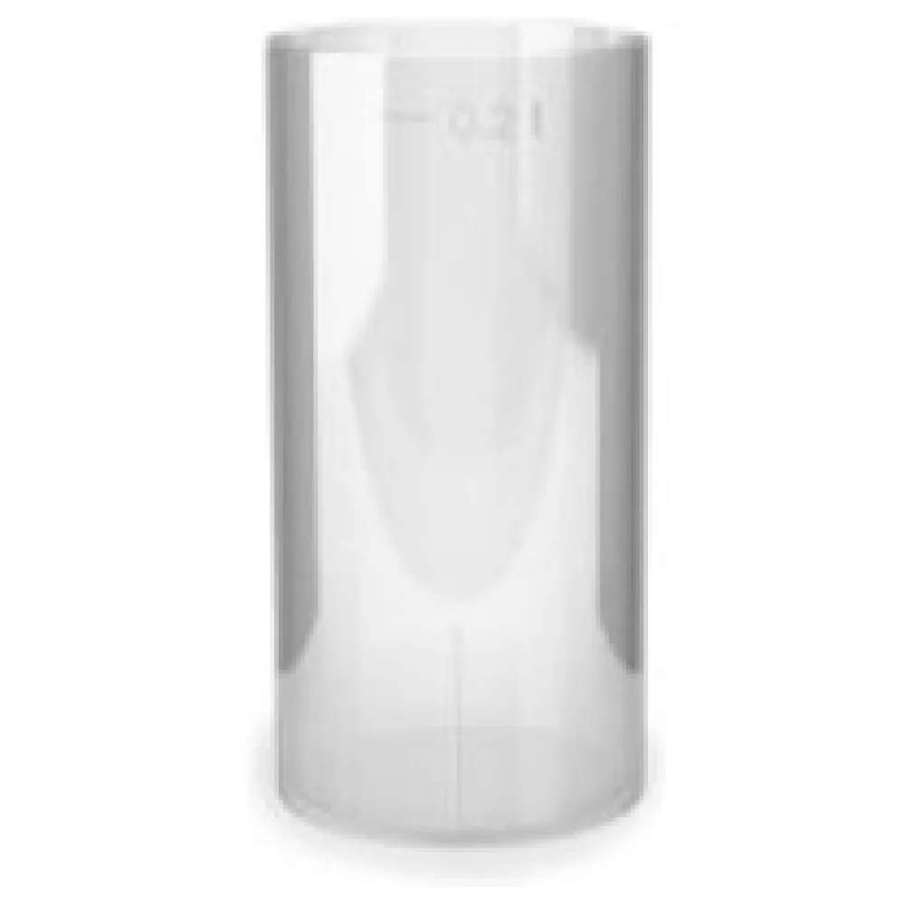 Einweg-Long Drink Glas 200ml mit Eichstrichen, PS, transparent glasklar, 10 Stk. – Bild 3