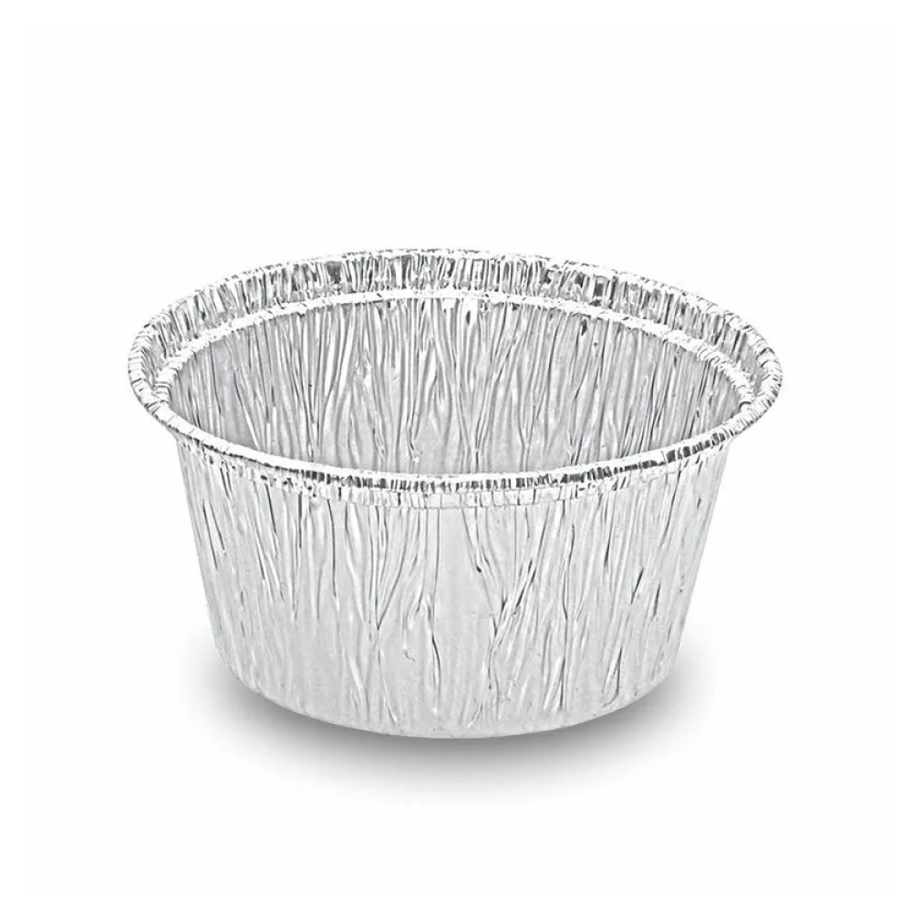 ALU Grill-, Back- und Servierschale rund, 110 ml, 80x36mm, 100 Stk. – Bild 2
