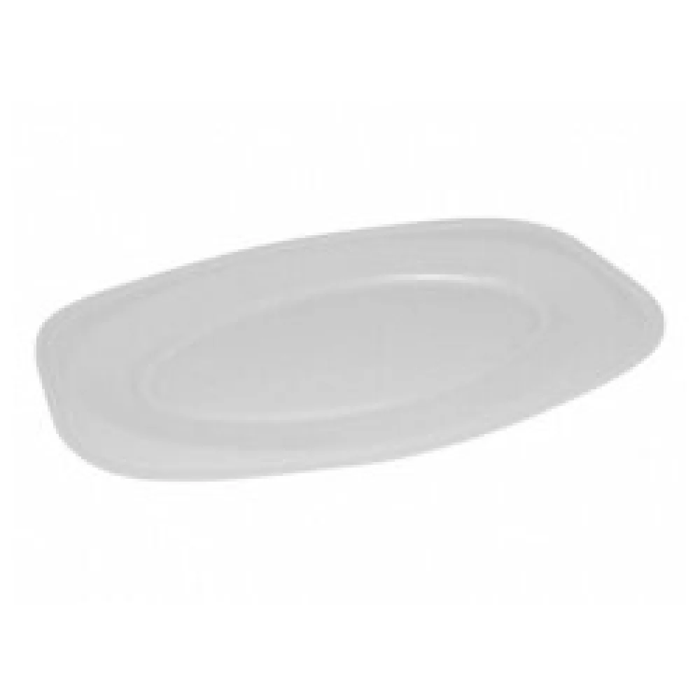 Servierteller, Party-Platte oval weiß 35 x 24,7, Größe M, 10 Stk.