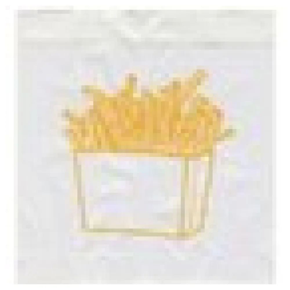 Pommes-Frites Beutel bedruckt, 100x50x110mm, mit Seitenfalten, 300 Stk. – Bild 4