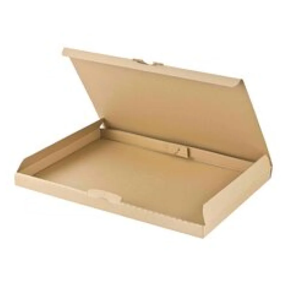 Versandkarton 255x190x20mm schnelle Aufrichtung mit Steckverschluss Großbrief Maxibrief A5 B5 braun