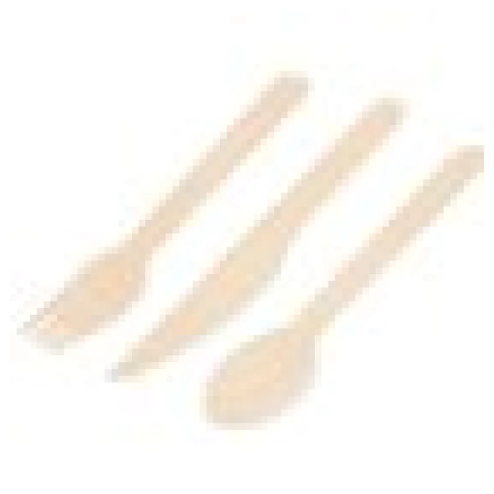 Bestecksets aus Holz biologisch abbaubar Gabeln Löffel Messer, 10 Stk. – Bild 4
