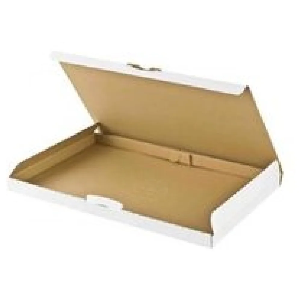 Versandkarton 255x190x20mm schnelle Aufrichtung mit Steckverschluss Großbrief Maxibrief A5 B5 weiß – Bild 3