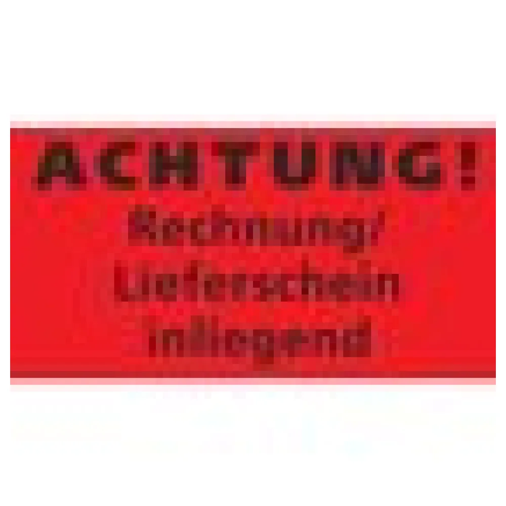 Hinweisetiketten Warnetiketten rot RECHNUNG /LS. INLIEGEND, 145x76mm, 1000 Stk. – Bild 4