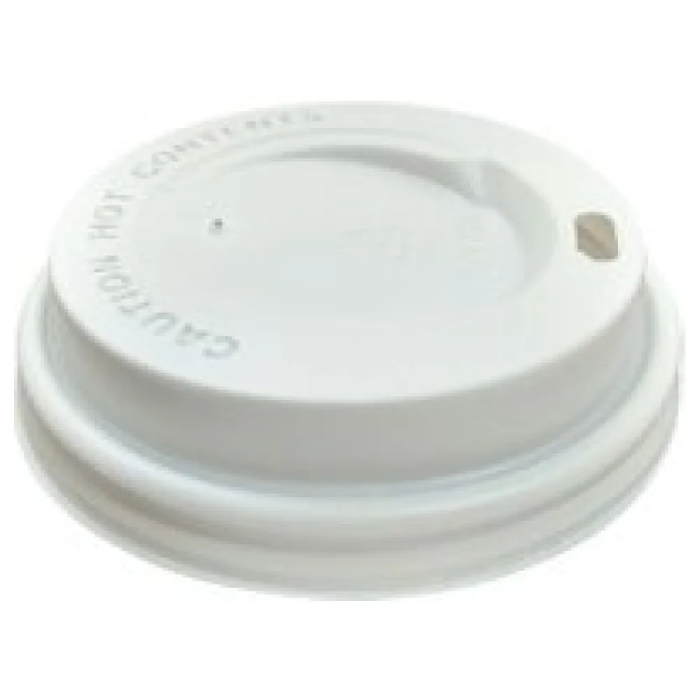 Domdeckel weiß für Pappbecher - "Coffee to go" - 200ml mit 80mm O, 100 Stk. – Bild 3