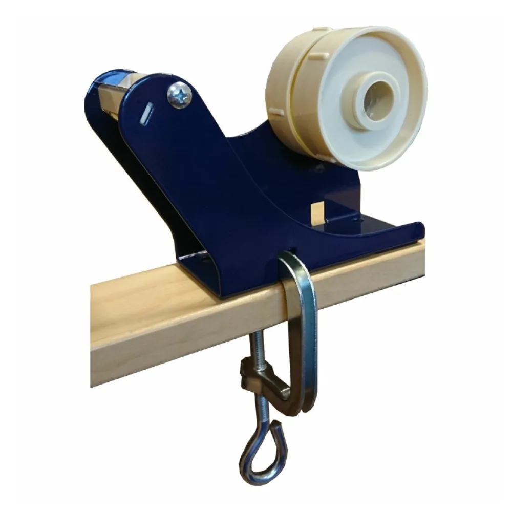 Tischabroller mit Doppelkern und Schraubzwinge für 12, 15, 25, 38, 50mm Bänder – Bild 2