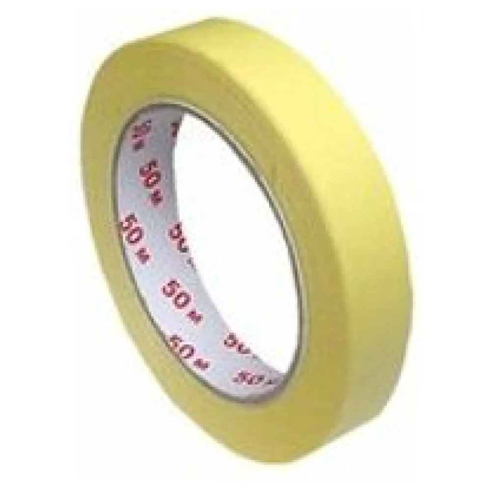 Kreppband Kreppklebeband Abdeckband CLASSIC, gelb, 19mm x 50m – Bild 3