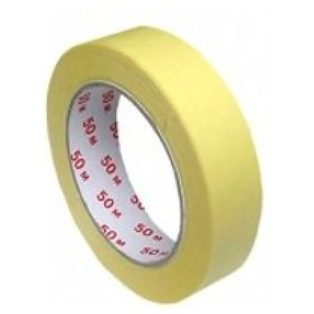 Kreppband Kreppklebeband Abdeckband CLASSIC, gelb, 25mm x 50m – Bild 3