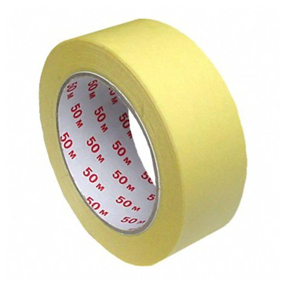 Kreppband Kreppklebeband Abdeckband CLASSIC, gelb, 38mm x 50m – Bild 2
