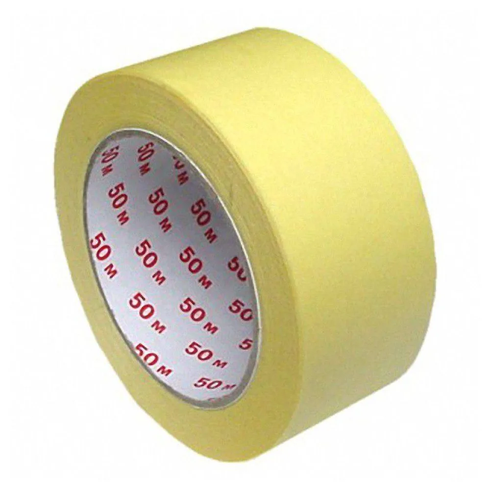 Kreppband Kreppklebeband Abdeckband CLASSIC, gelb, 50mm x 50m – Bild 2