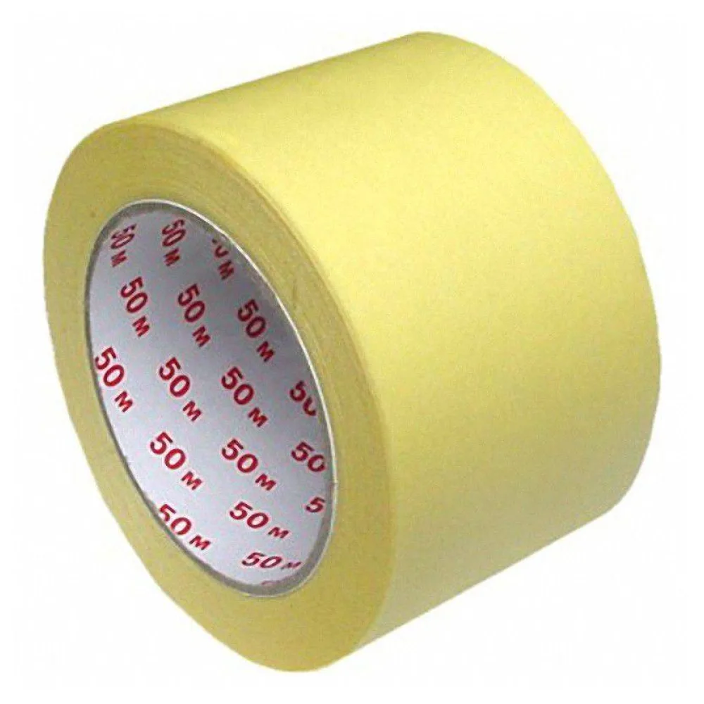 Kreppband Kreppklebeband Abdeckband CLASSIC, gelb, 75mm x 50m – Bild 2