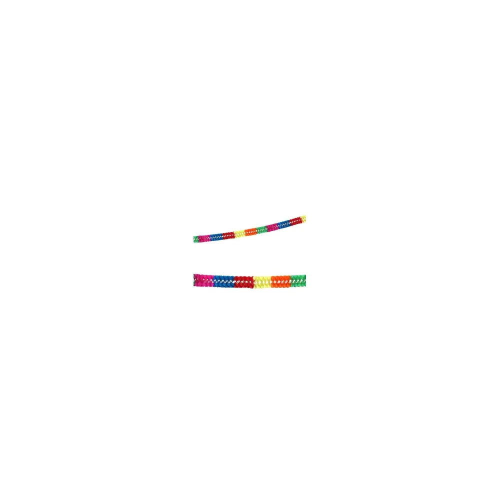 Papier-Girlande multicolor 6 m x 17 cm