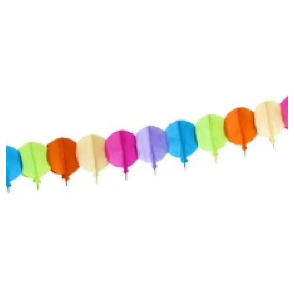 Papier-Girlande BALLONE multicolor 4 m x 20 cm