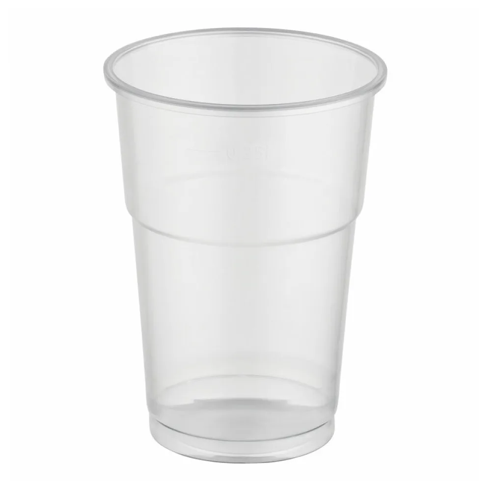Trinkbecher klar 0,25 l, 250ml, PP, O 78 mm, 50 Stk. – Bild 2