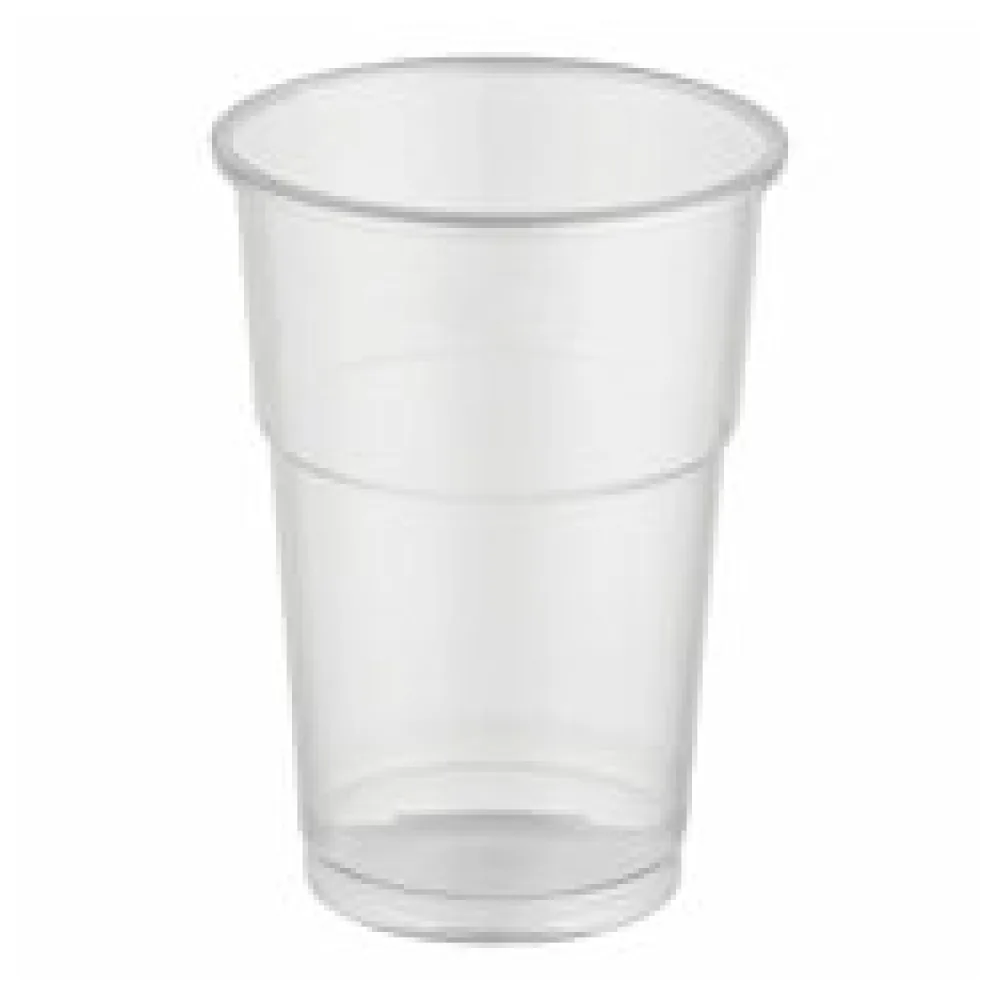 Trinkbecher klar 0,25 l, 250ml, PP, O 78 mm, 50 Stk.