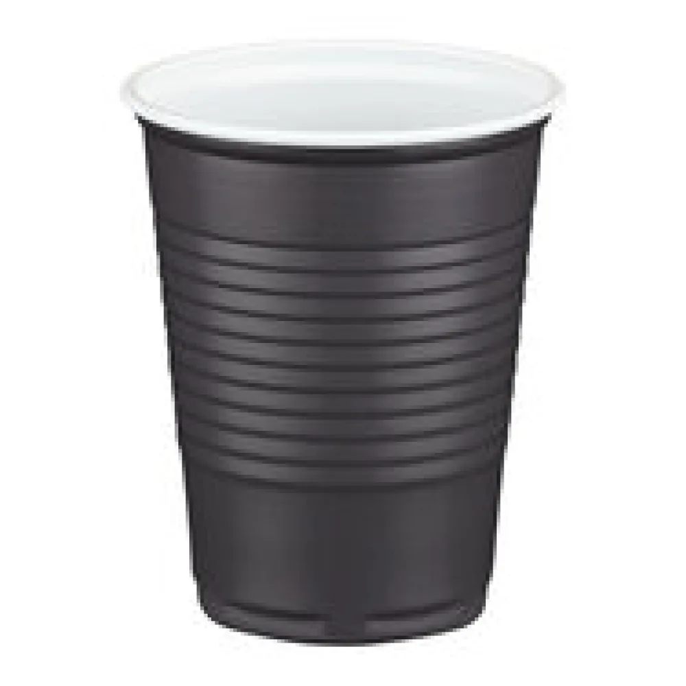 Kaffeebecher Heißgetränkebecher braun/grau-weiß 180 ml, O 70 mm, PP, 100 Stk.