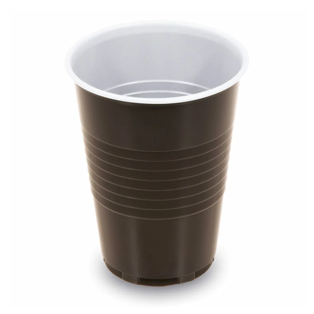 Automatenbecher braun-weiß 180 ml, O 70 mm PS, 100 Stk. – Bild 2