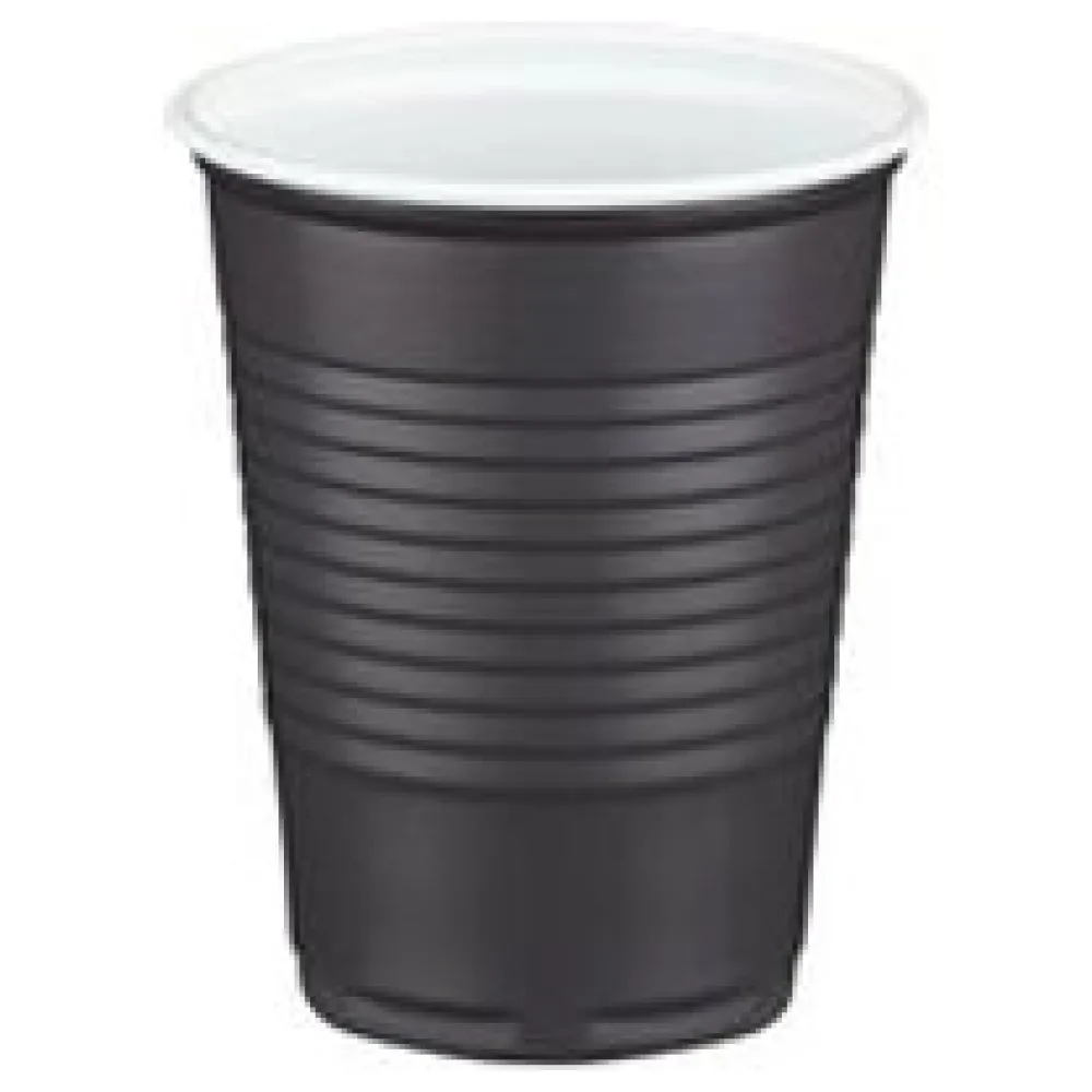 Kaffeebecher Heißgetränkebecher braun/grau-weiß 180 ml, O 70mm, PP, 15 Stk. – Bild 3