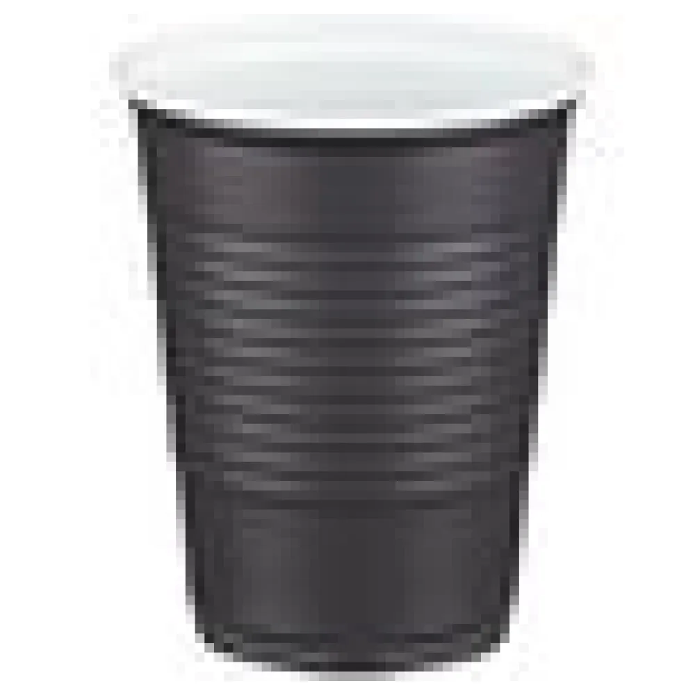 Kaffeebecher Heißgetränkebecher braun/grau-weiß 180 ml, O 70mm, PP, 15 Stk. – Bild 4