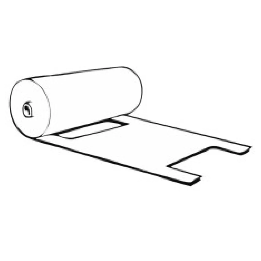 Knotenbeutel 3 kg HDPE transparent, 395 x 230 mm, gerollt, extra stark, 250 Stk.