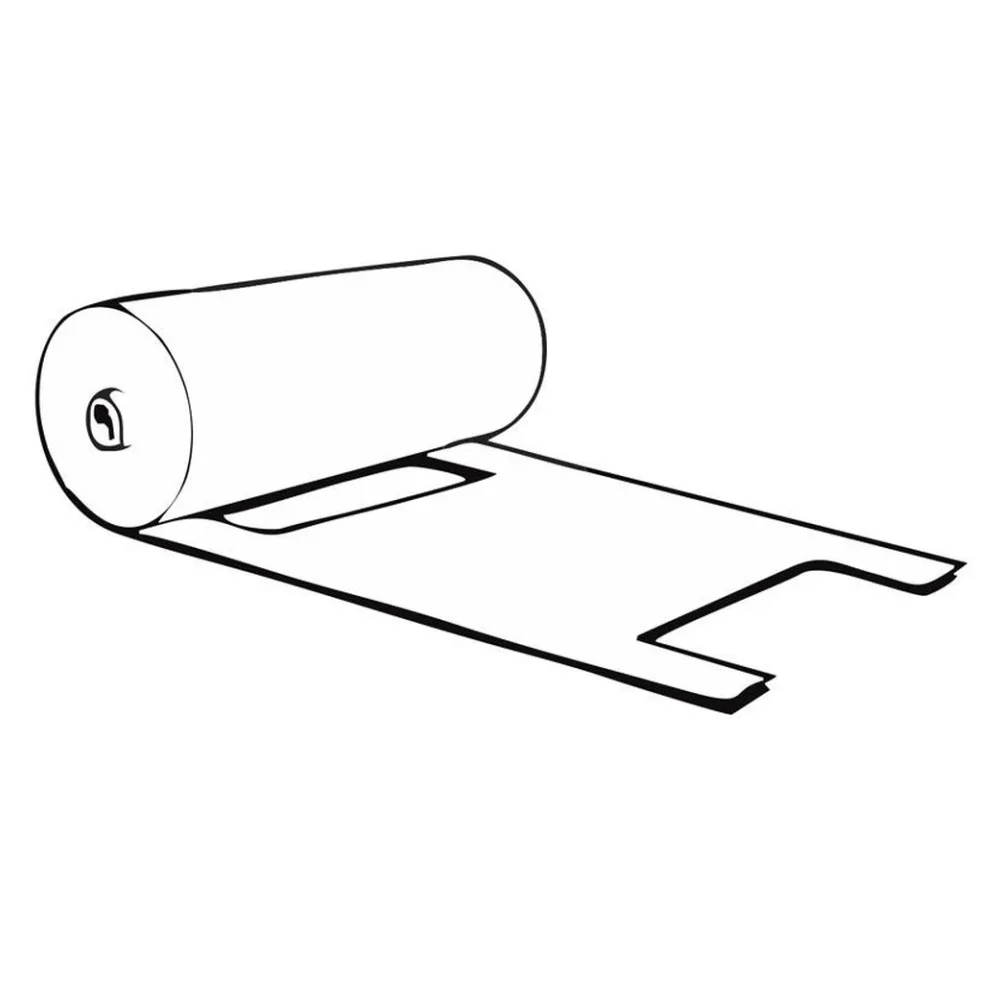 Knotenbeutel 5 kg HDPE transparent, 447 x 217 mm, gerollt, 200 Stk. – Bild 2