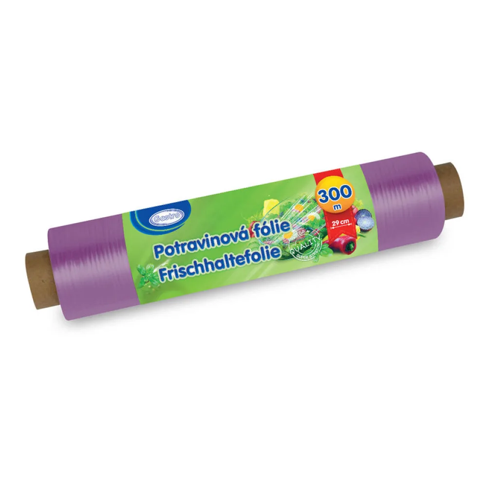 Frischhaltefolie Haushaltsfolie aus PVC, 29 cm x 300 m, einzeln verpackt – Bild 2
