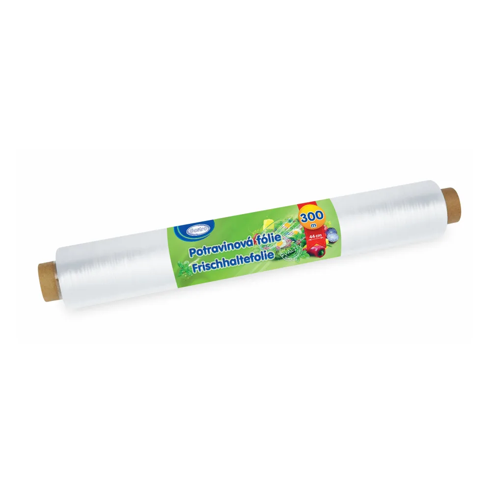 Frischhaltefolie Haushaltsfolie aus PE, 44 cm x 300 m, einzeln verpackt – Bild 2