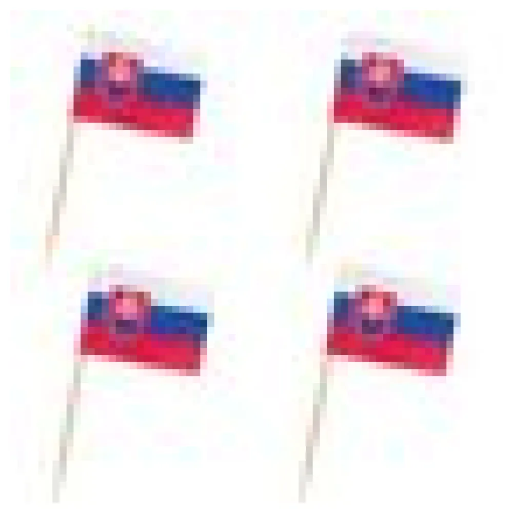 Flaggenpicker Fahnenpicker Deko-Picker Land 'Slowakei', 50 Stk. – Bild 4