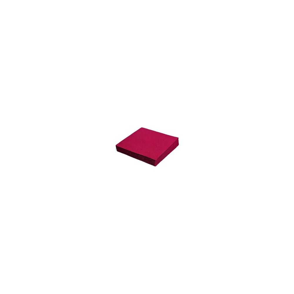Servietten 24 x 24 cm 1/4 -Falz, 2-lagig bordeaux, 250 Stk.