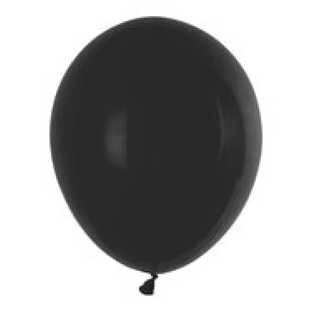 Luftballons schwarz O 250 mm, Größe 'M', 10 Stk.