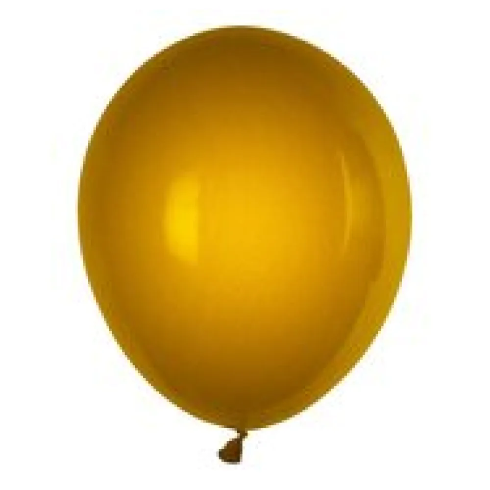 Luftballons gold O 250 mm, Größe 'M', 10 Stk.