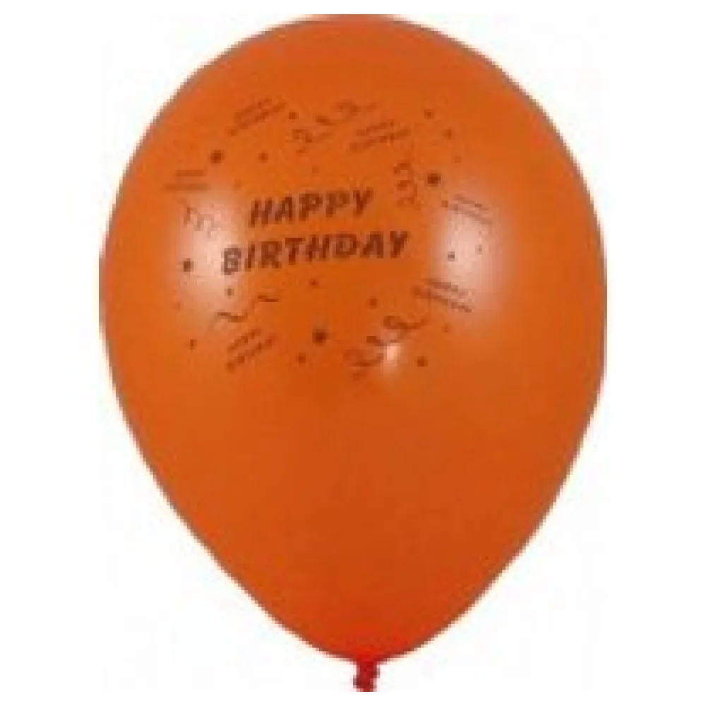 Luftballons 'Happy Birthday' O 250 mm, Größe 'M', 10 Stk. – Bild 3