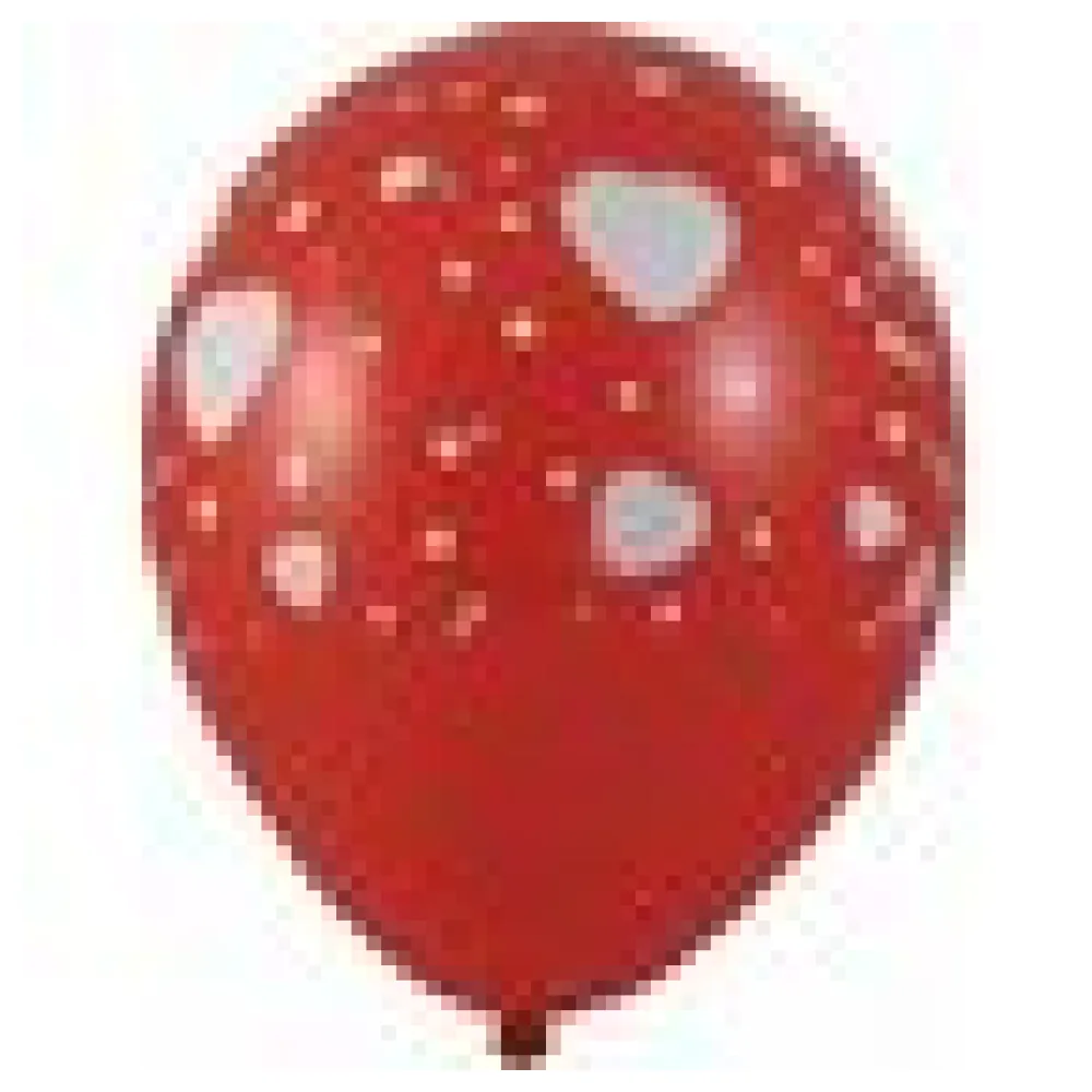 Luftballons 'Weiße Herzen' O 300 mm, Größe 'L', 5 Stk. – Bild 4