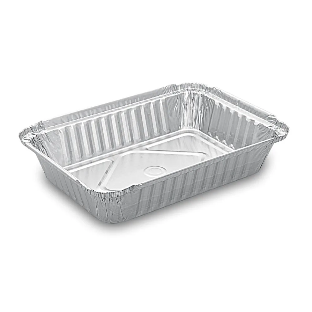 Menü-Schale ungeteilt ALU, 862ml, 22,2 x 15,8 x 3,8 cm, 100 Stk. – Bild 2
