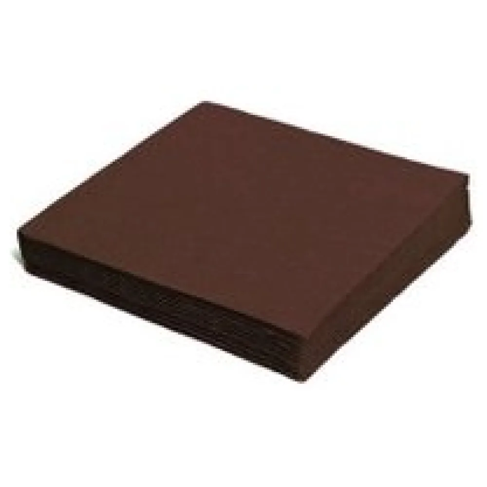 Servietten 33 x 33 cm 1/4 -Falz, 2-lagig braun, 50 Stk. – Bild 3