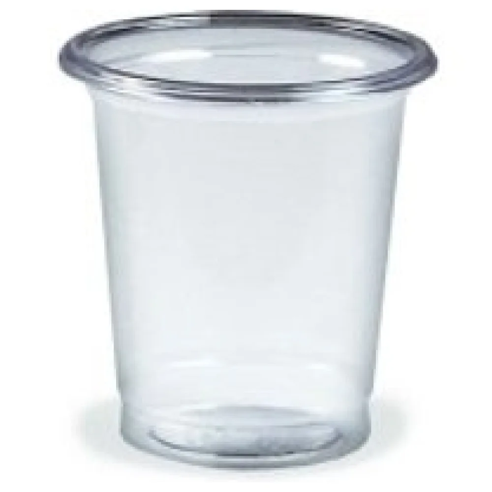 Trinkbecher Schnapsbecher Medizinbecher "Stamperl" glasklar PET 2 cl, 40 Stk. – Bild 3