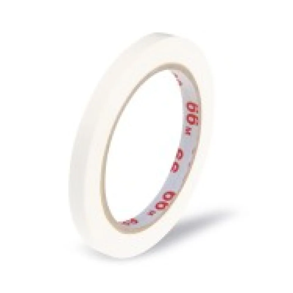 Klebeband Markierungsband Beutelverschluss PVC, 9mm x 66m, weiß