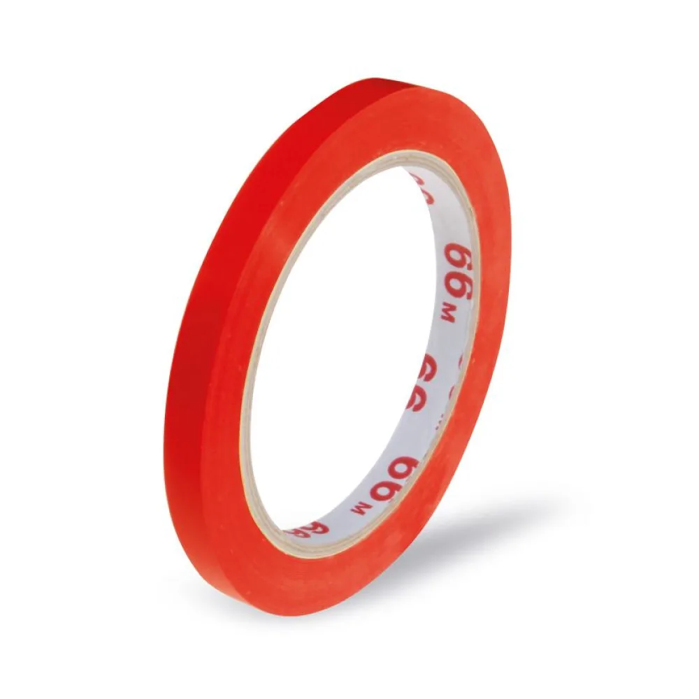 Klebeband Markierungsband Beutelverschluss PVC, 9mm x 66m, rot – Bild 2
