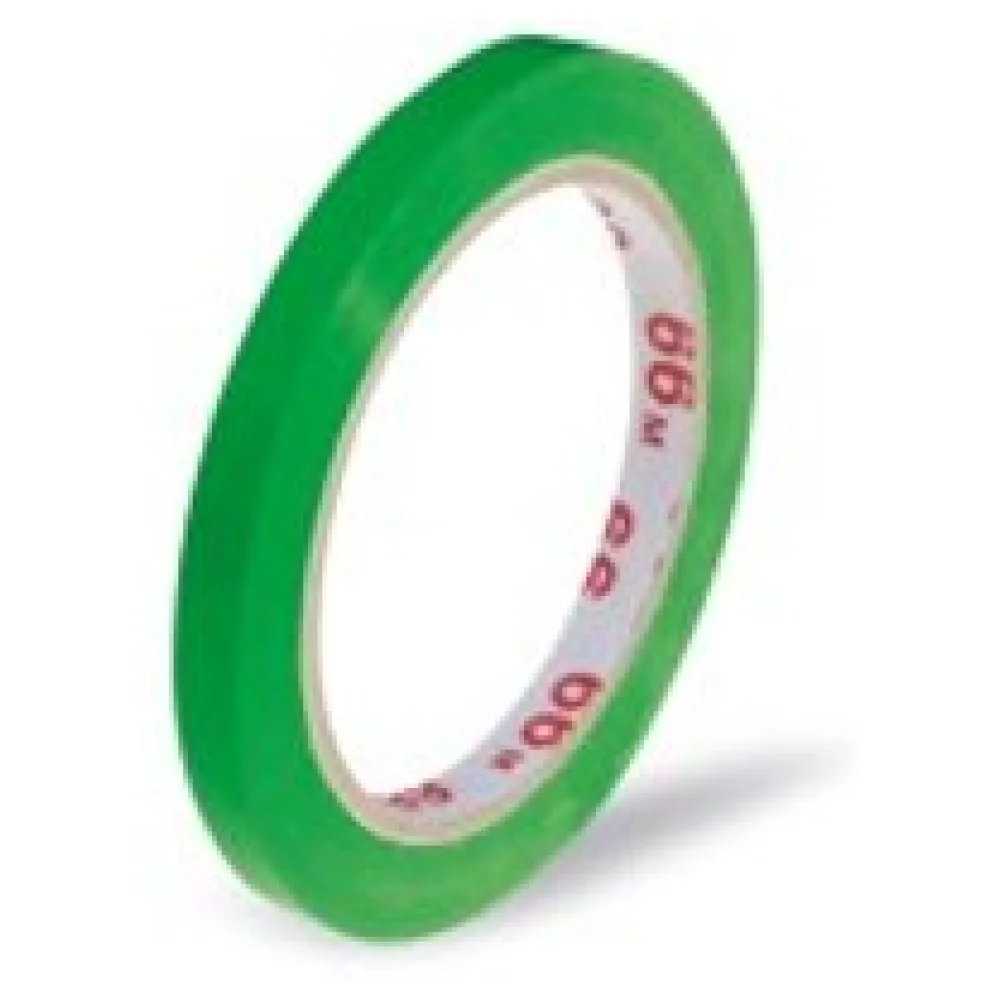 Klebeband Markierungsband Beutelverschluss PVC, 9mm x 66m, grün – Bild 3