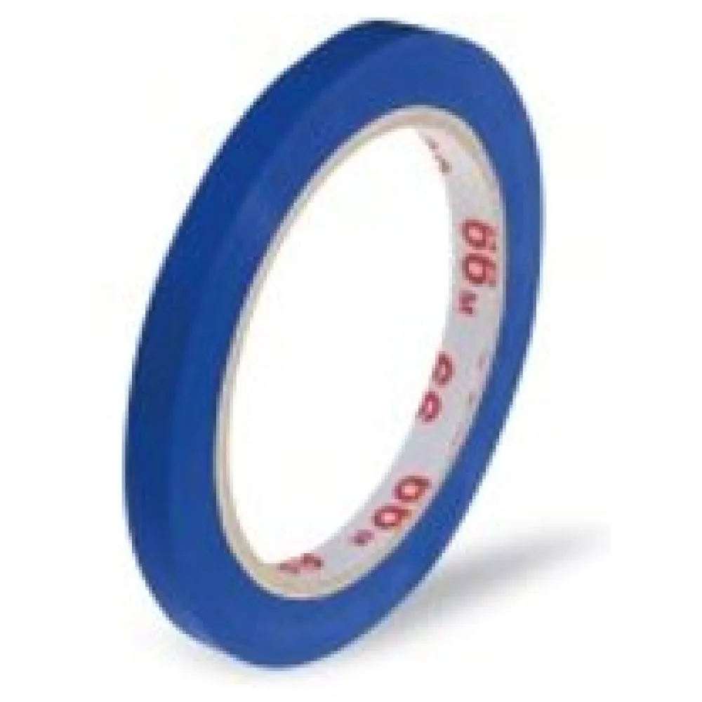 Klebeband Markierungsband Beutelverschluss PVC, 9mm x 66m, blau – Bild 3