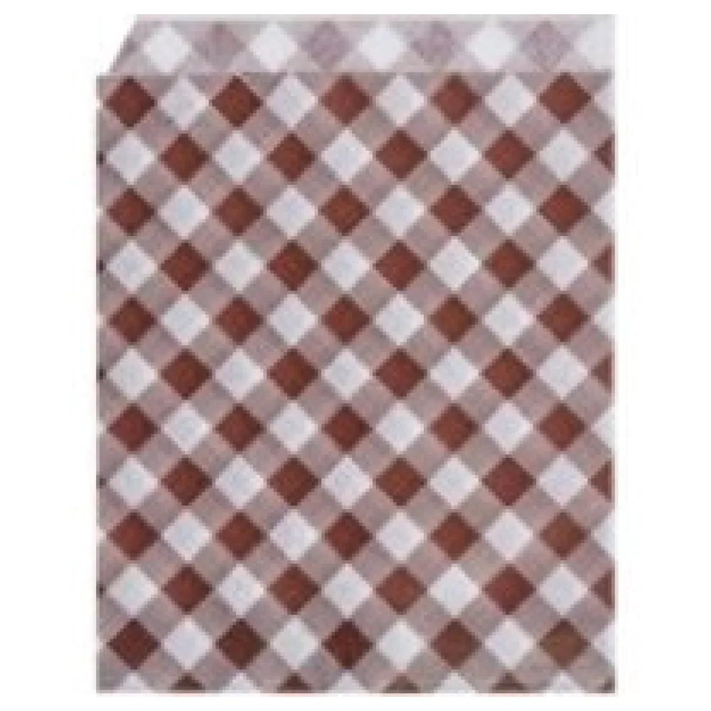 Papierbeutel KARO 14 x 19 cm, oben und 1x seitlich offen, 500 Stk. – Bild 3
