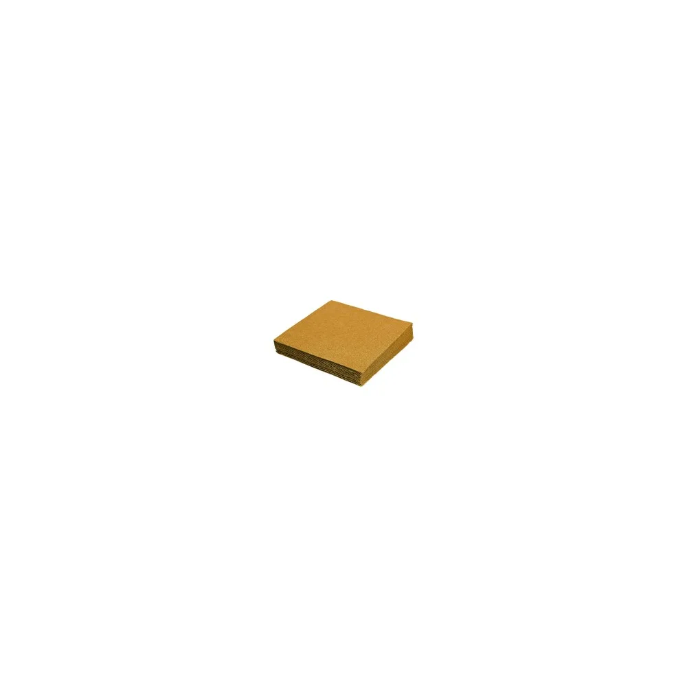 Servietten 33 x 33 cm 1/4 -Falz, 3-lagig gold, 20 Stk.