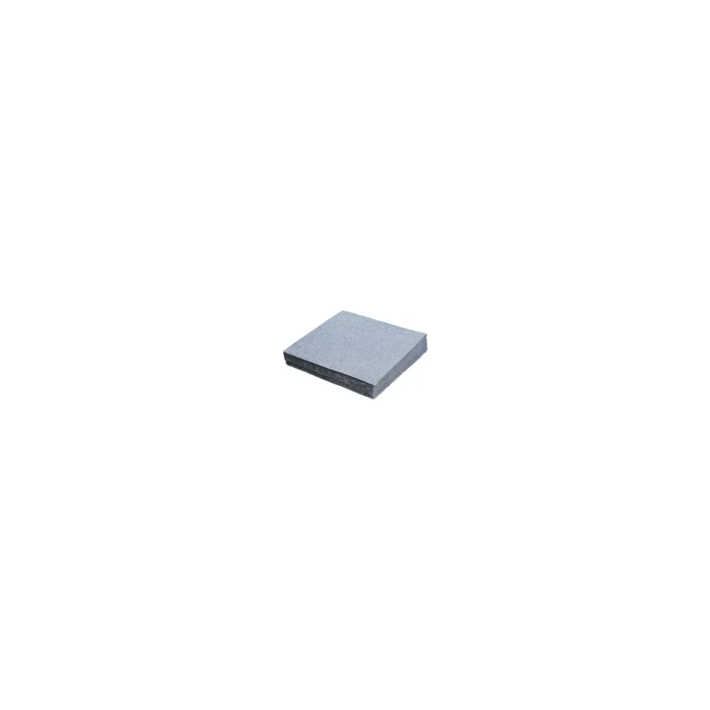Servietten 33 x 33 cm 1/4 -Falz, 3-lagig silber, 20 Stk.