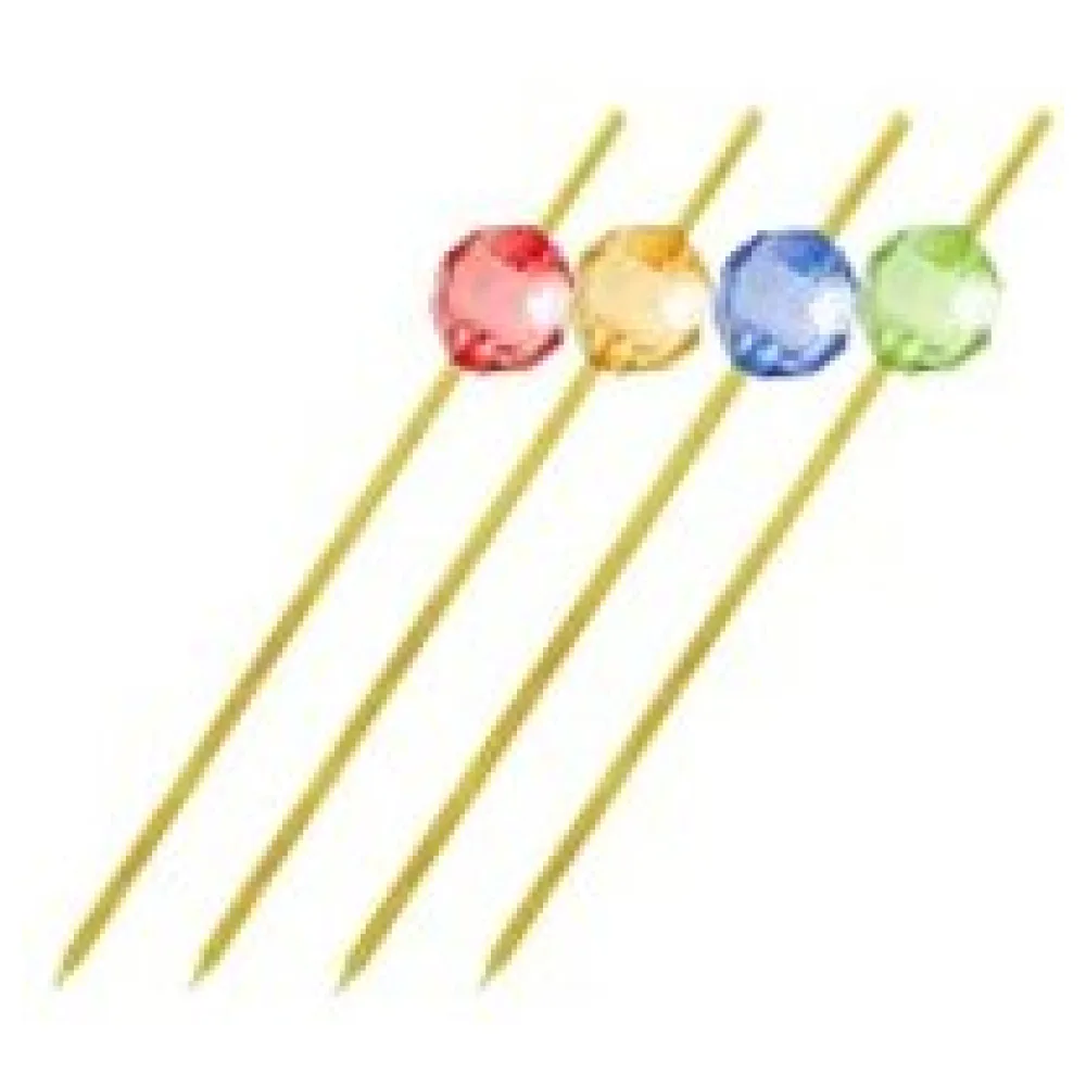 Fingerfood-Spieße aus Bambus PERLE 120 mm, stabil und splitterfrei, 100 Stk. – Bild 3