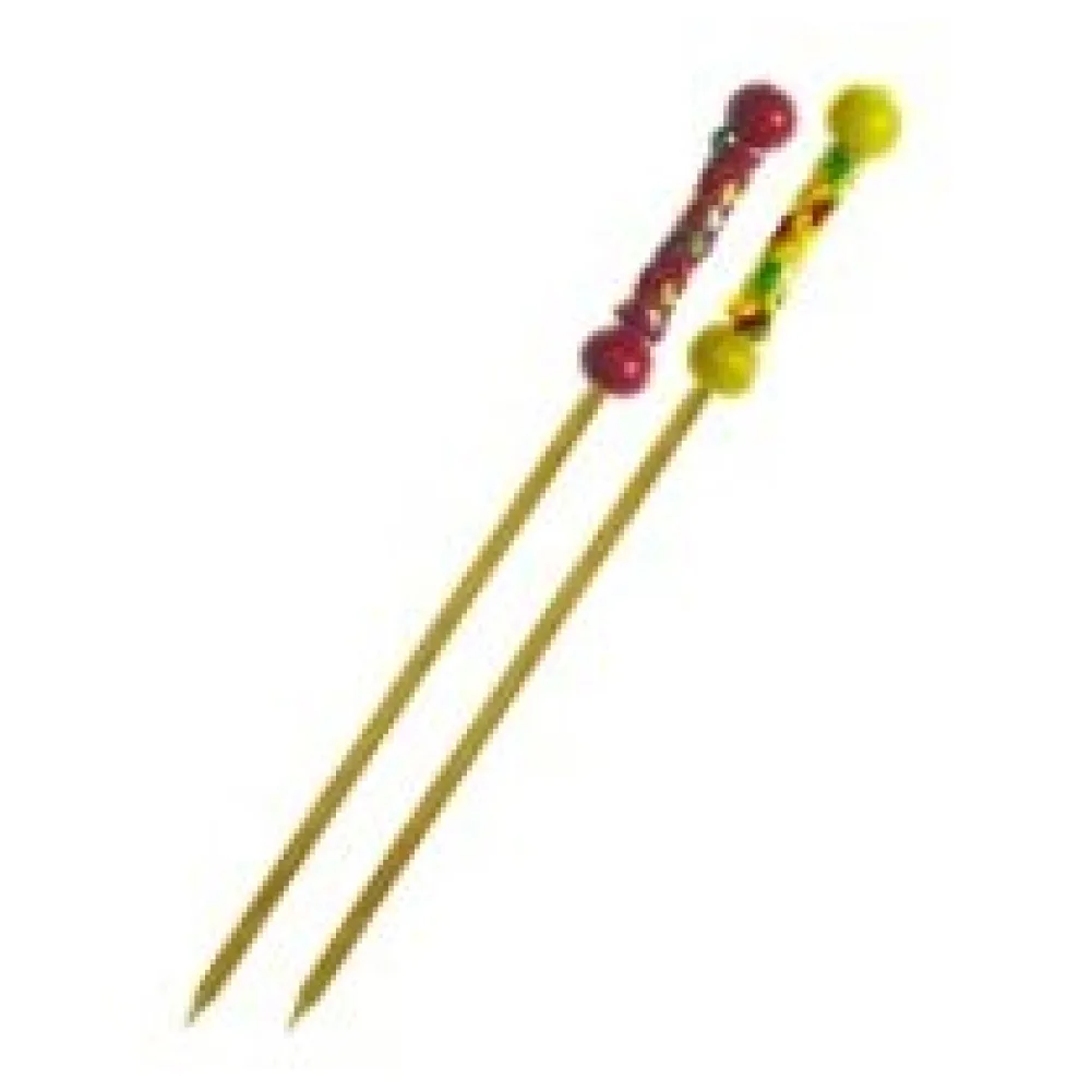 Fingerfood-Spieße aus Bambus KORDEL 120 mm, stabil und splitterfrei, 100 Stk. – Bild 3