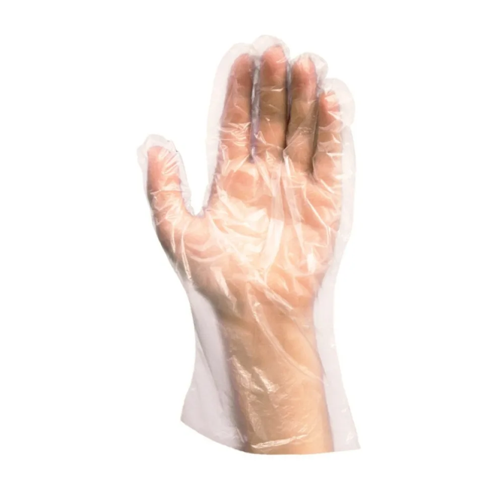 Einweghandschuhe aus LDPE für Frauen, universal passend (M), 100 Stk. – Bild 2